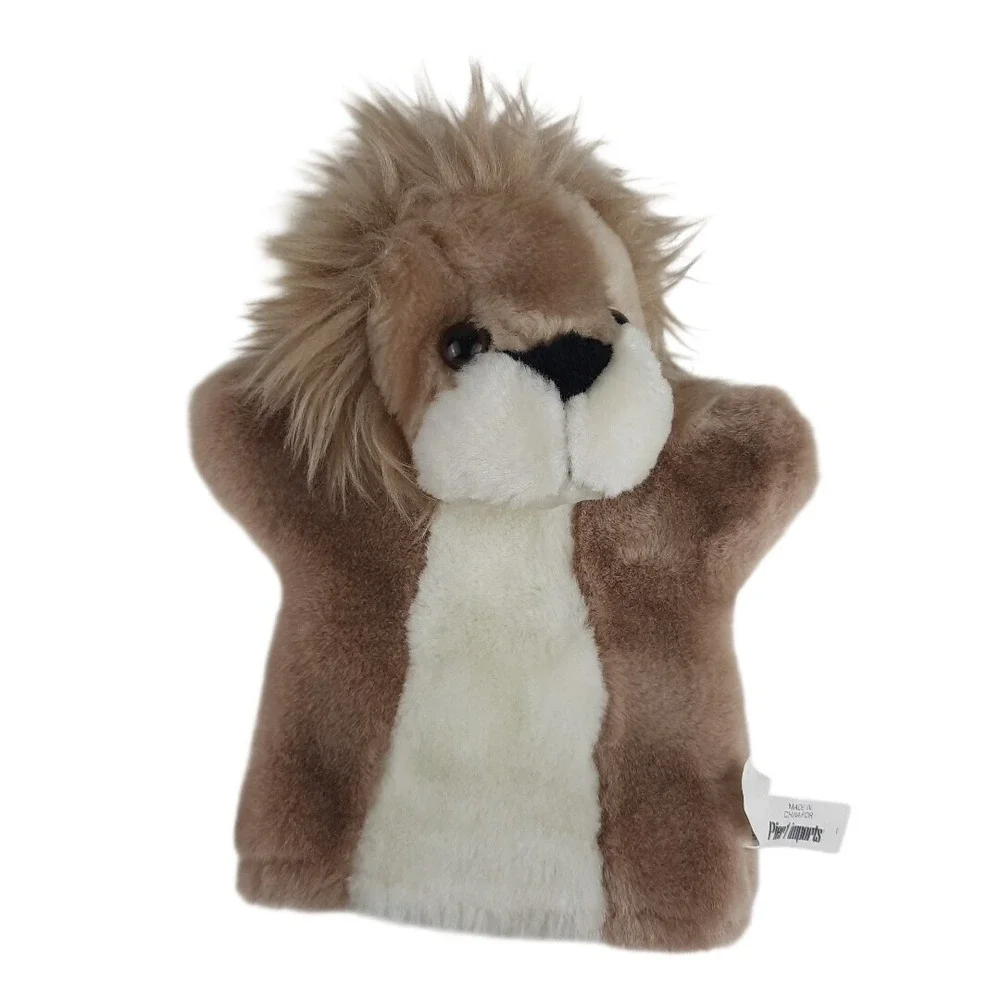Pier 1 One Imports Lion Animal Hand Puppet for Kids